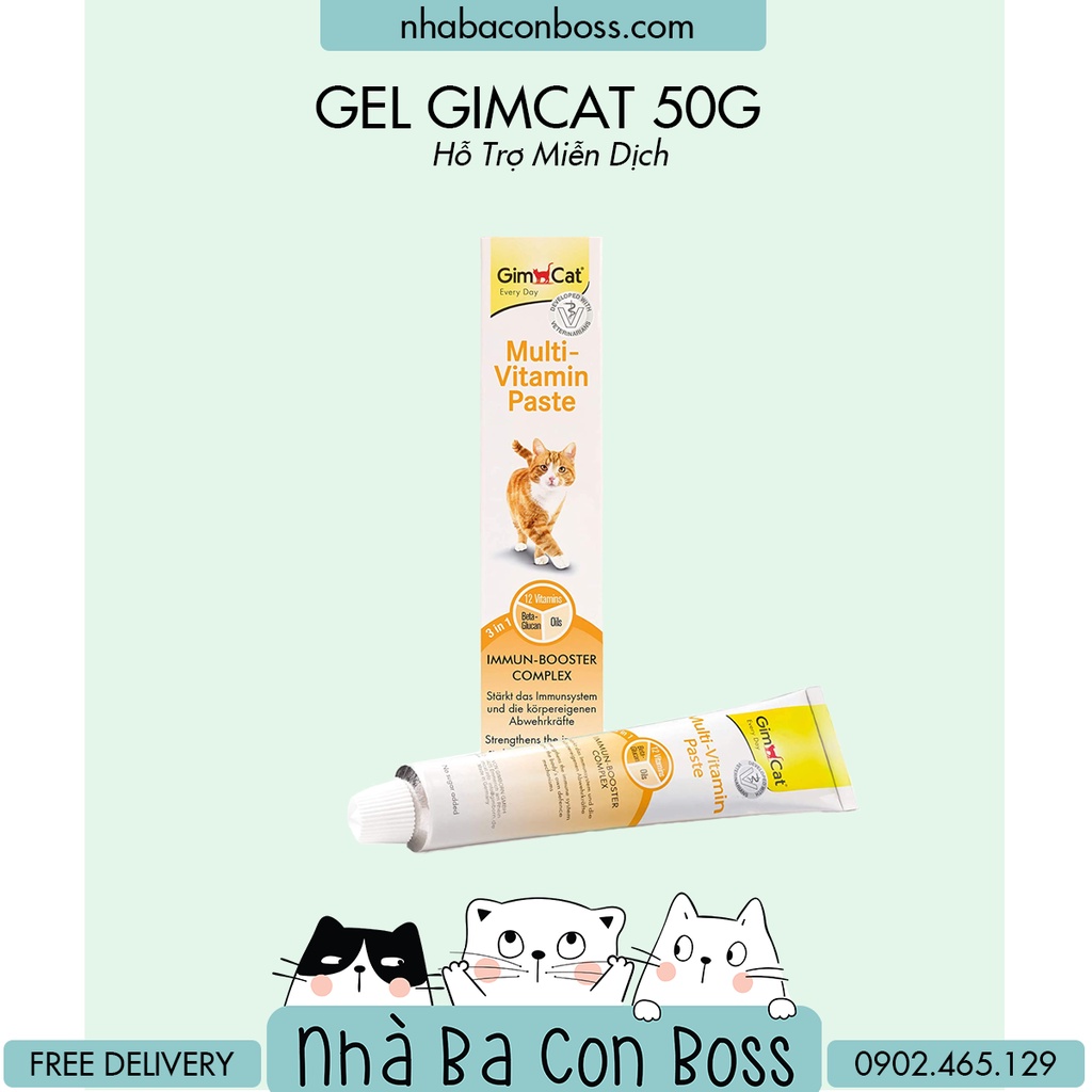 Gel dinh dưỡng cho mèo GimCat - Tuýp 50g