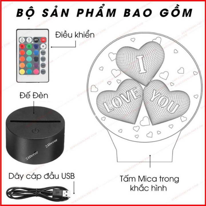 Đèn led trang trí decor phòng ngủ 16 màu hình cầu thủ ronaldo, messi, neymar