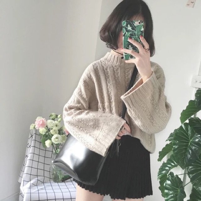 Áo len ulzzang ( có ảnh thật phía sau ) | BigBuy360 - bigbuy360.vn