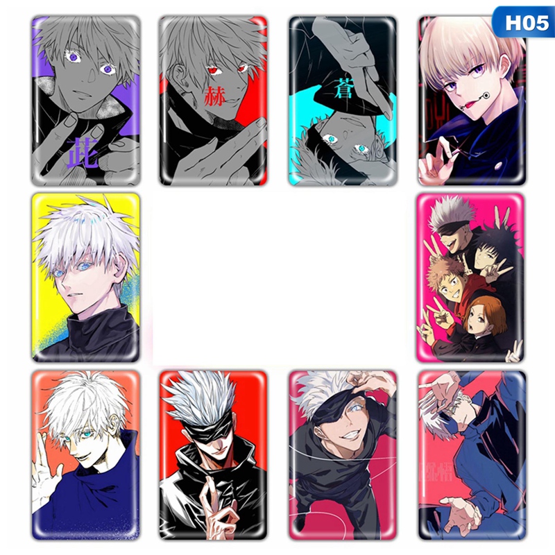 Bộ 10 Thẻ Ảnh Nhân Vật Hoạt Hình Anime Jujutsu Kaisen Storu