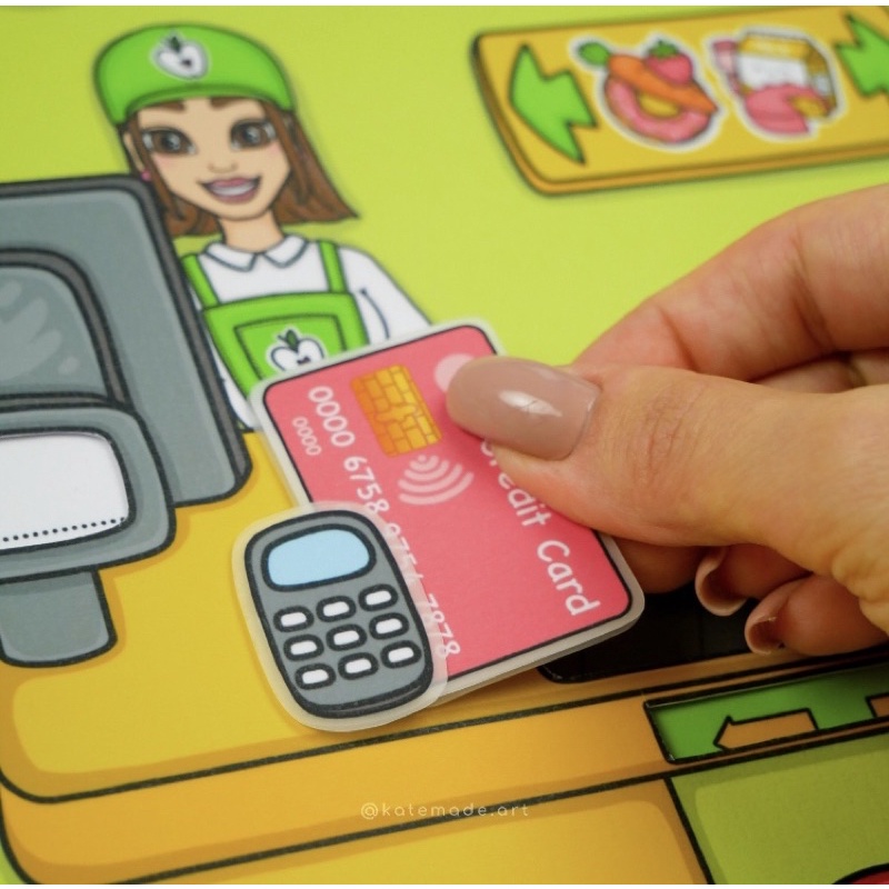 Búp bê giấy cửa hàng tiện lợi hot nhất dành cho bé