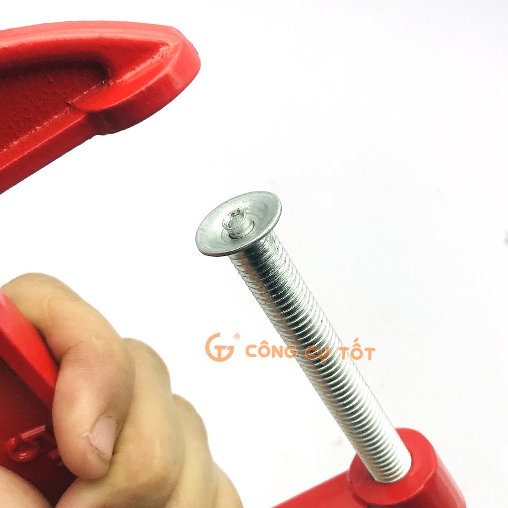 Vam gang chữ C màu đỏ 5inch