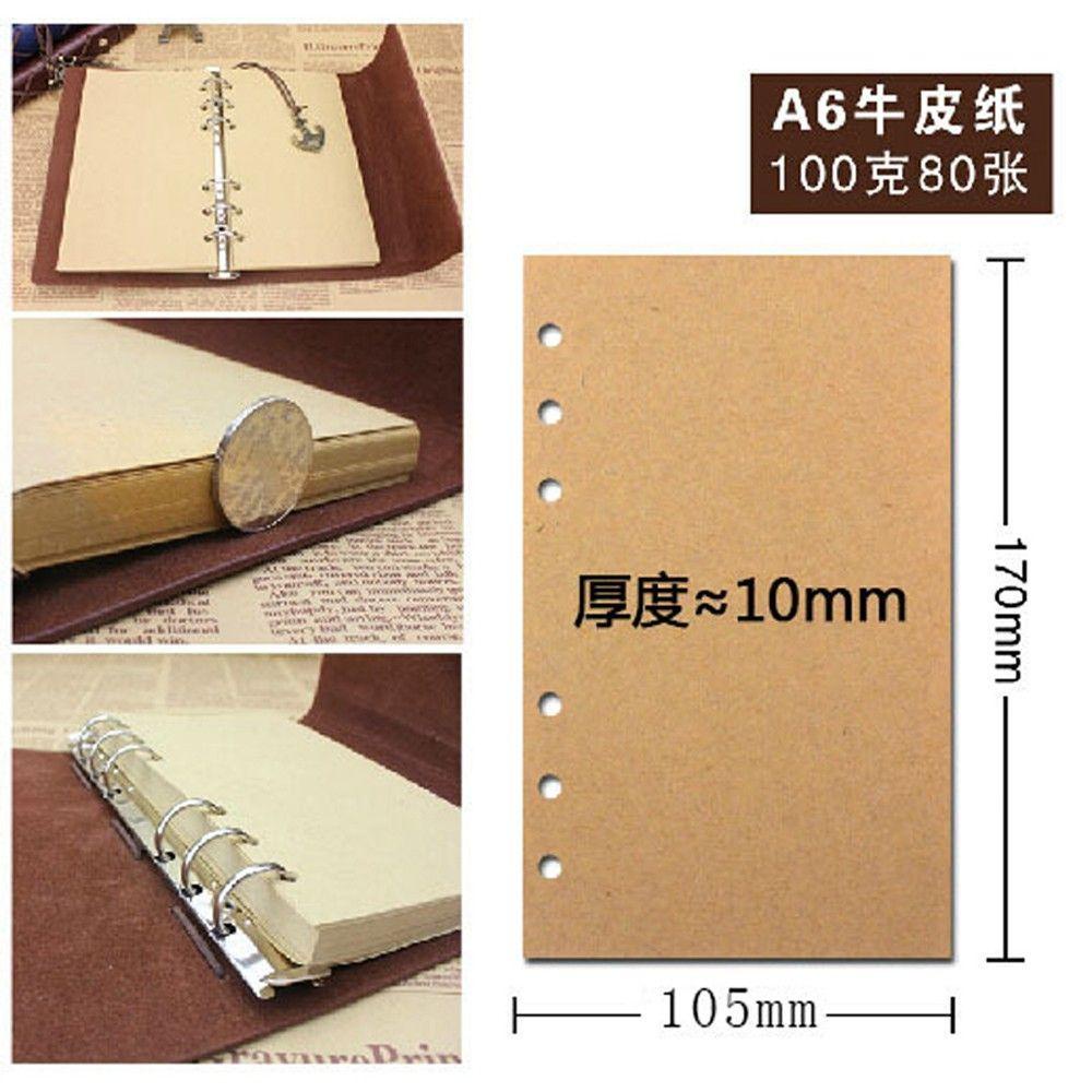 AUGUSTINE Sổ Tay Ghi Chú Thay Thế Bằng Giấy Trơn Kiểu Cổ Điển Chất Lượng Cao