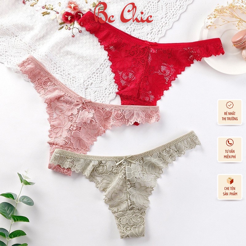 Quần Lót Nữ Lọt Khe Ren Sexy cao cấp tạo đường cong quyến rũ sexy điệu đà mẫu Q911 BC_CHIC LINGERIE