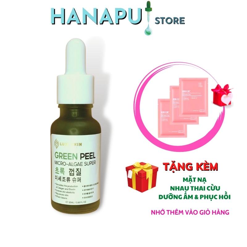 Peel da thay da sinh học vi tảo thảo mộc HANAPU tẩy tế bào chết giảm mụn nám tàn nhang se khít lỗ chân lông sinh colagen