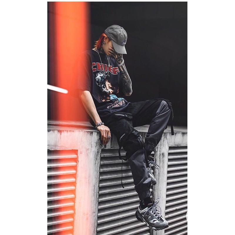 [ Kaki- cực chất ] Quần jogger kaki túi hộp phối màu siêu chất | BigBuy360 - bigbuy360.vn