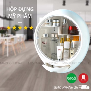 Kệ Đựng Mỹ Phẩm Treo Tường - KiNG CAmEL - Kệ Mỹ Phẩm Chống Bụi Có Nắp - Hộp Đựng Mỹ Phẩm Cao Cấp