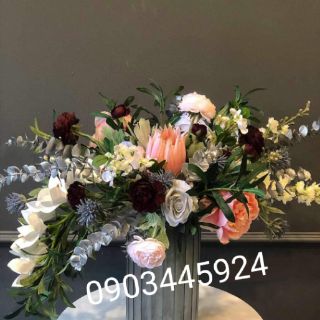 HOA HOÀNG ĐẾ CAO CẤP CAO 68CM- HOA LỤA