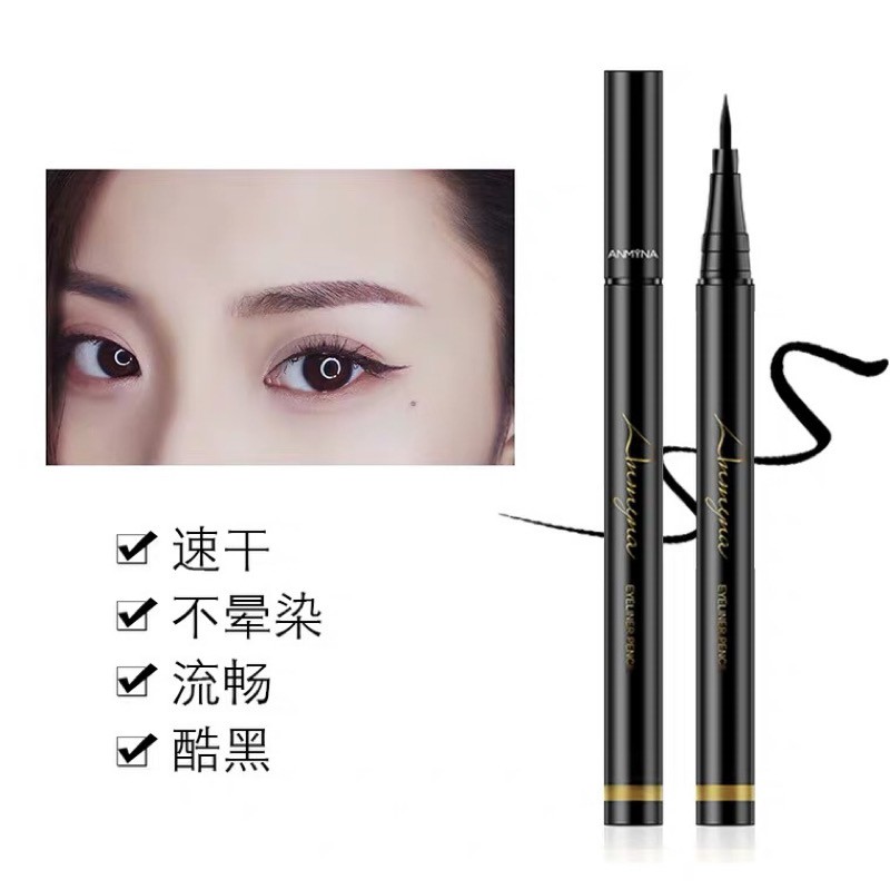 Bút kẻ mắt dạng lỏng màu đen chống thấm nước và không bị nhòe