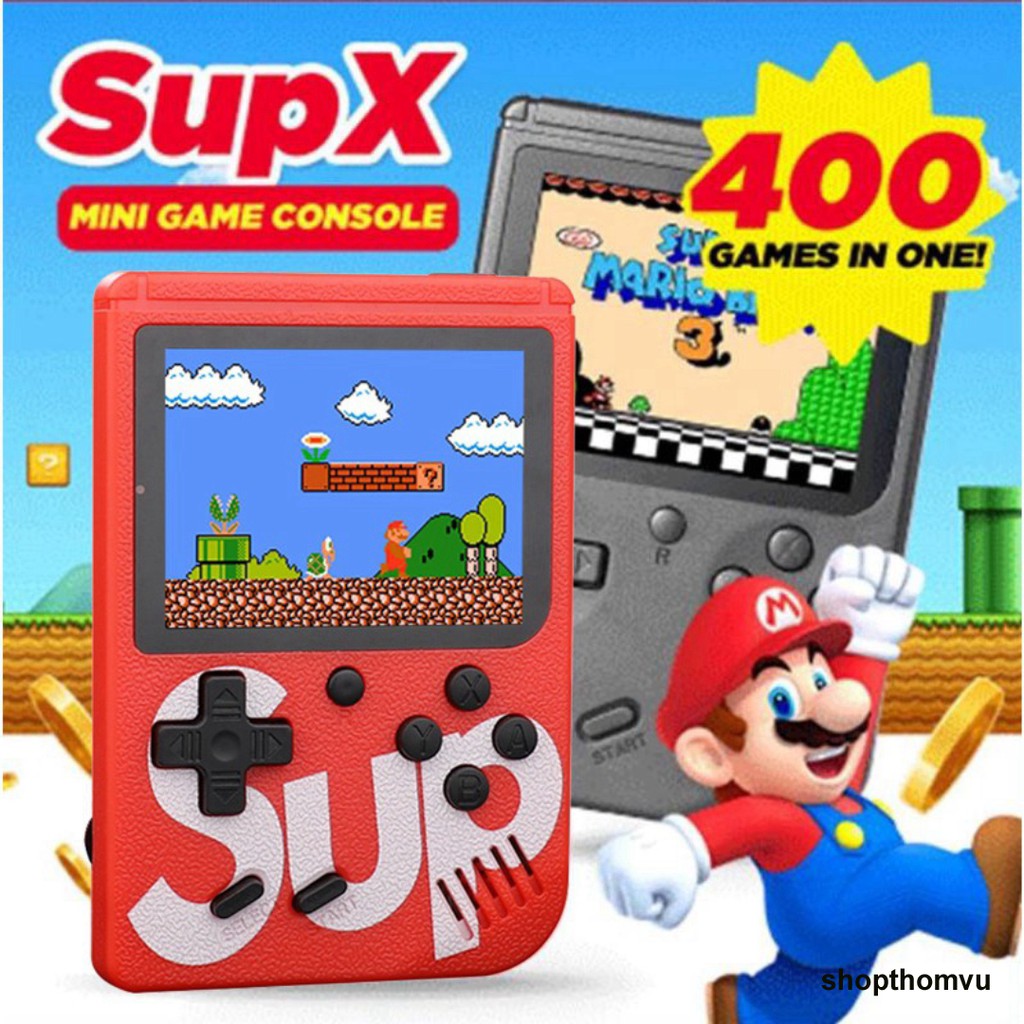 Máy Chơi Game SUP400 Cầm Tay G1 Plus - HƠN 400 TRÒ CHƠI