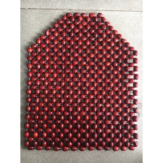 đệm lót ghế lót yên xe hạt gỗ hương cao cấp