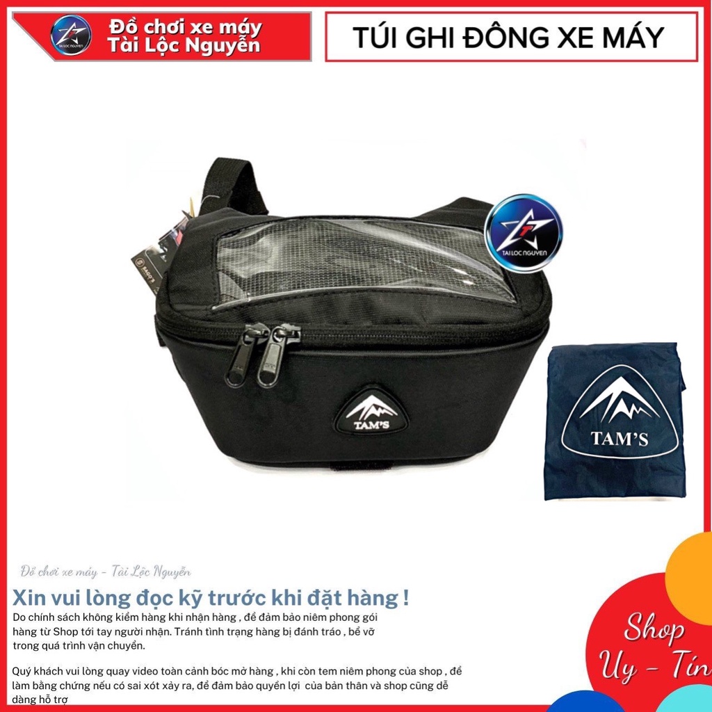 TÚI TREO GHI ĐÔNG TAM'S CHO XE MÁY