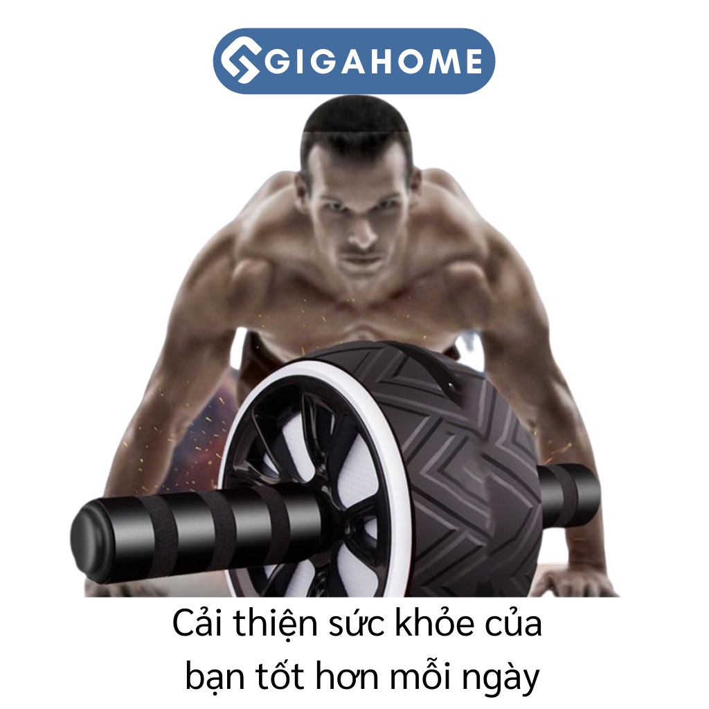 Con Lăn Tập Bụng, Tập Gym 1 Bánh Tại Nhà GIGAHOME Tặng Kèm Thảm Nhỏ 9230