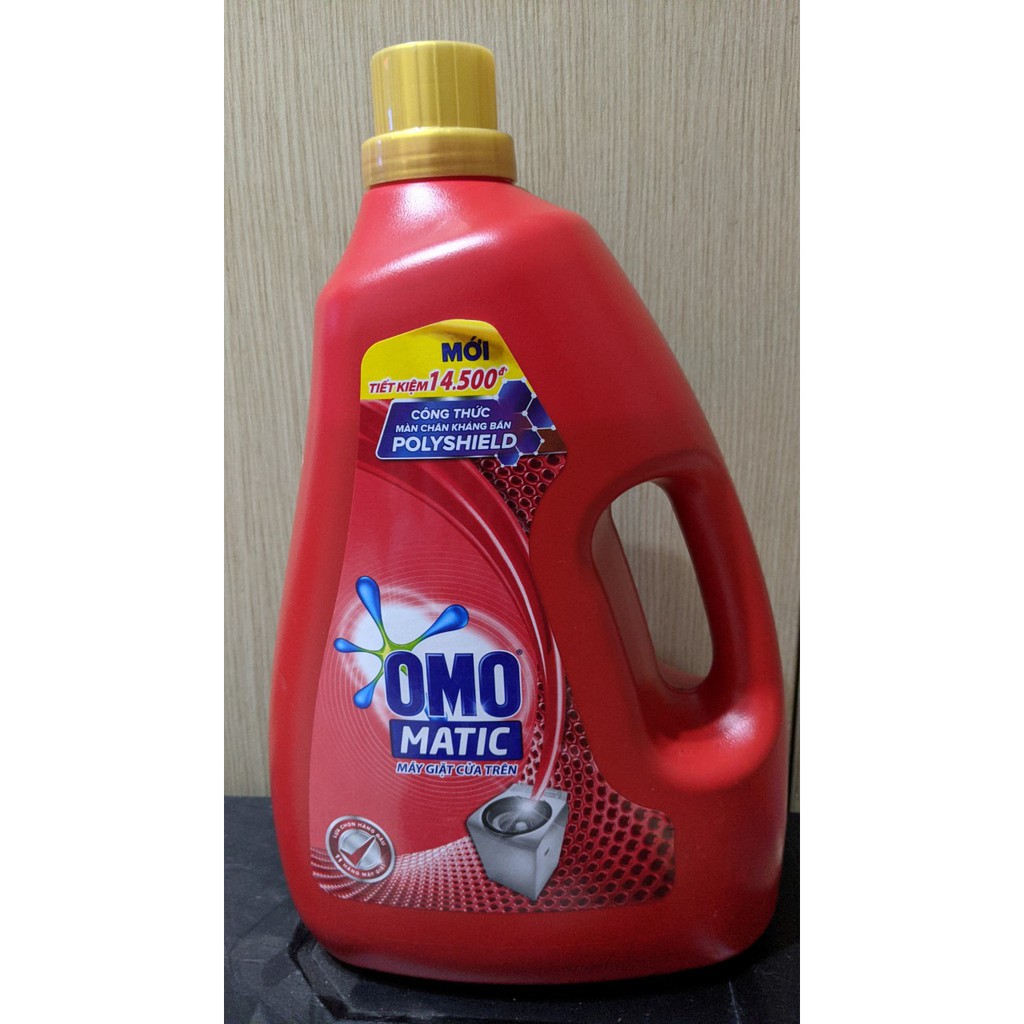 Nước giặt OMO Matic máy giặt cửa trên 4.2 kg / 1 bình + tặng kèm túi vải