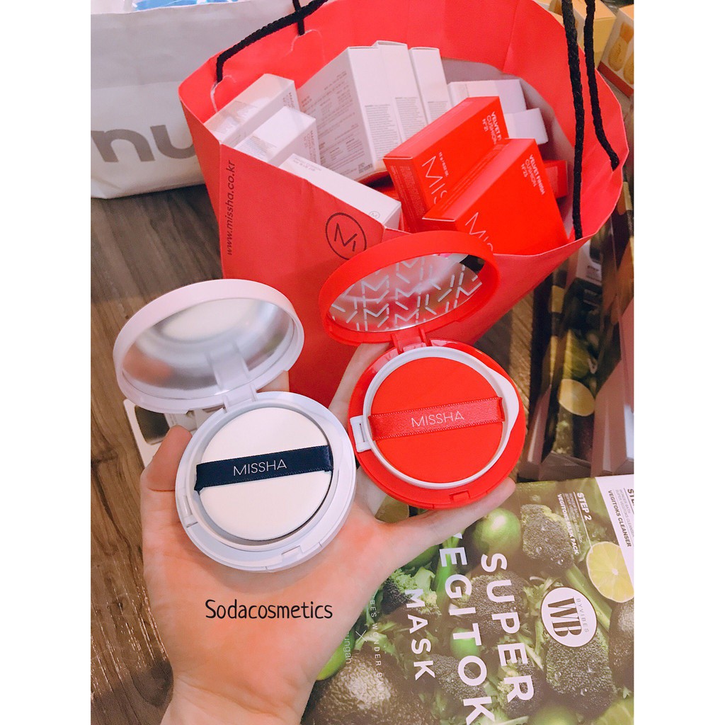 Phấn Nước Missha Magic Cushion Cover Lasting SPF50+ PA+++ phiên bản mới | BigBuy360 - bigbuy360.vn