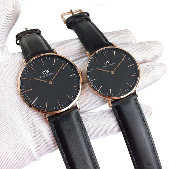 [𝐆𝐈𝐅𝐓 𝐒𝐄𝐓]Đồng Hồ Nam Nữ Daniel Wellington Classic Sheffield Rose Gold Black + Dây Da DW ST Mawes Chính Hãng - OtisWatch