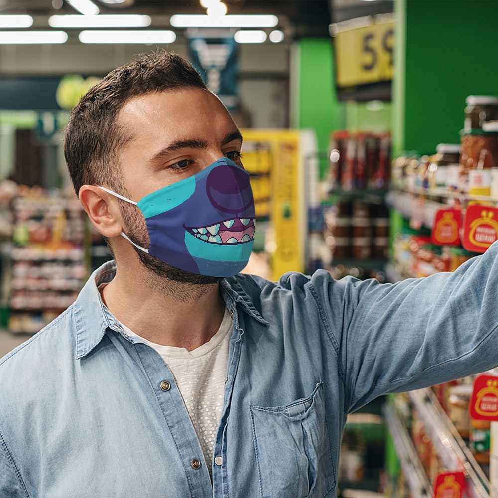 Khẩu trang thú cưng cute hoạt hình dễ thương cho bé trẻ em Hình Vẽ DRAWN CARTWELL dây đeo mềm bảo vệ toàn diện dày 2 lớp