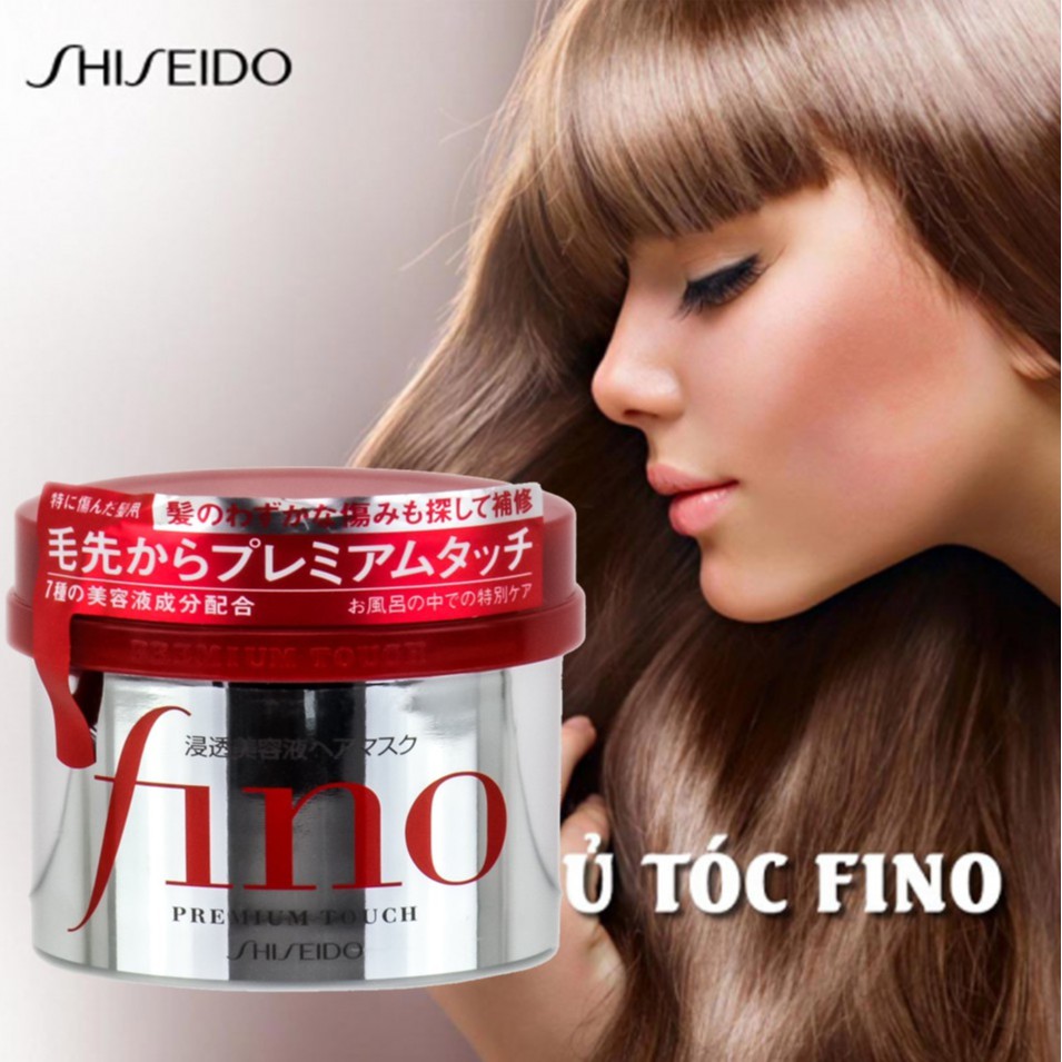 Kem ủ Fino Shiseido Premium Touch 230g tóc suôn mượt hàng Nhật nội địa Like Tokyo