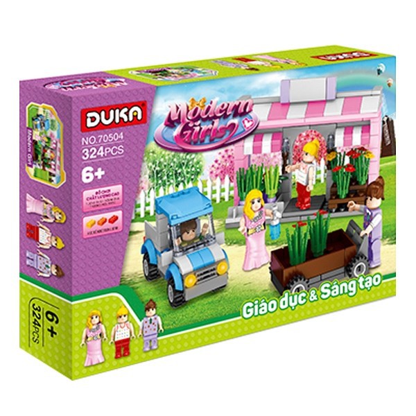 Đồ Chơi Duka: Ghép Hình - Những Cô Gái Hiện Đại 324 Chi Tiết (Z70504)