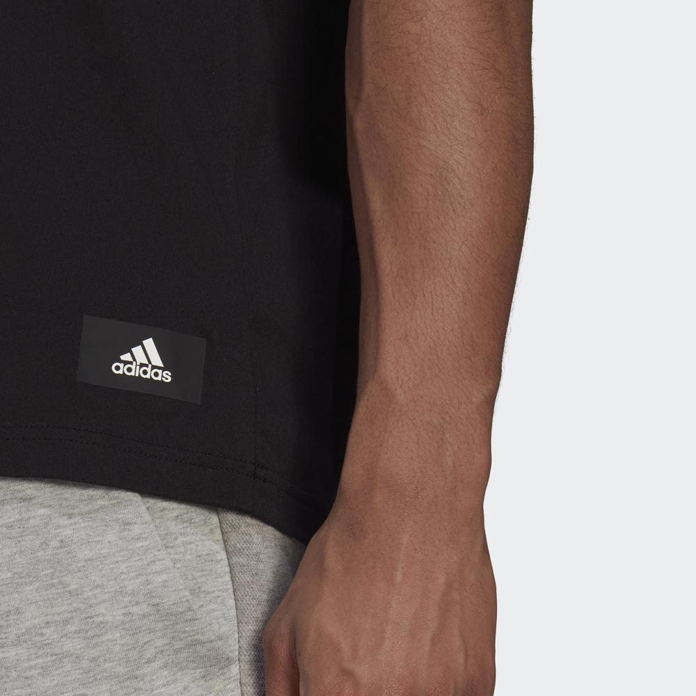 [Mã WABRD8 giảm 150K đơn 1 triệu] Áo thun 3 Sọc adidas Sportswear Nam Màu đen GP9512