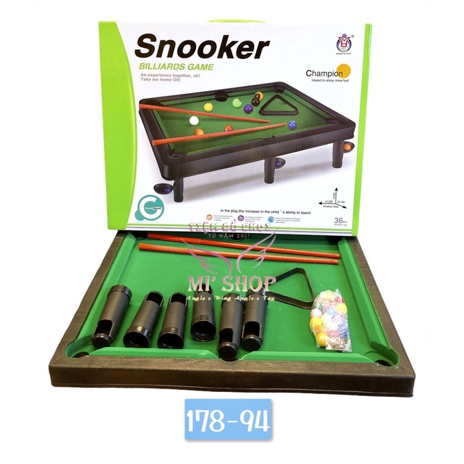 Nhiều size ✨ Bàn Đánh Banh Bida Mini Trẻ Em Pool Set Snooker ✨