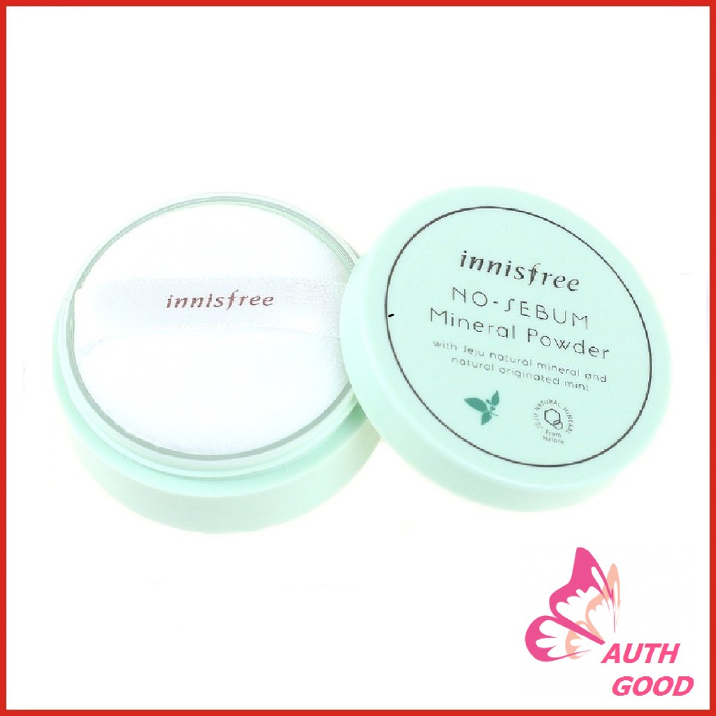 Phấn phủ 💖FREESHIP💖 Phấn phủ bột Innisfree no sebum mineral powder kiềm dầu hiệu quả