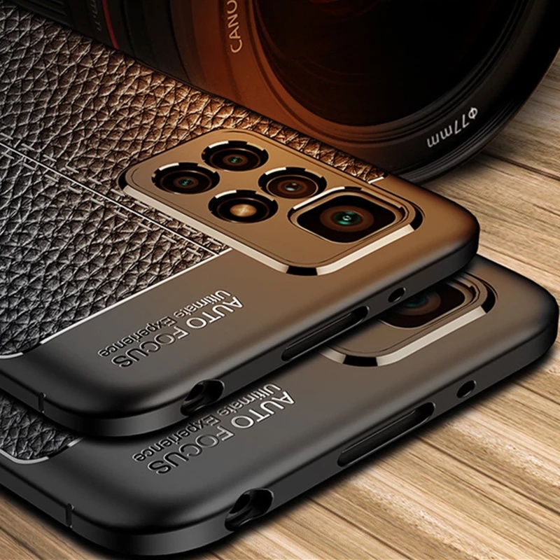 Xiaomi Redmi 10 ốp lưng chống sốc vân da hiệu Auto Focus cao cấp