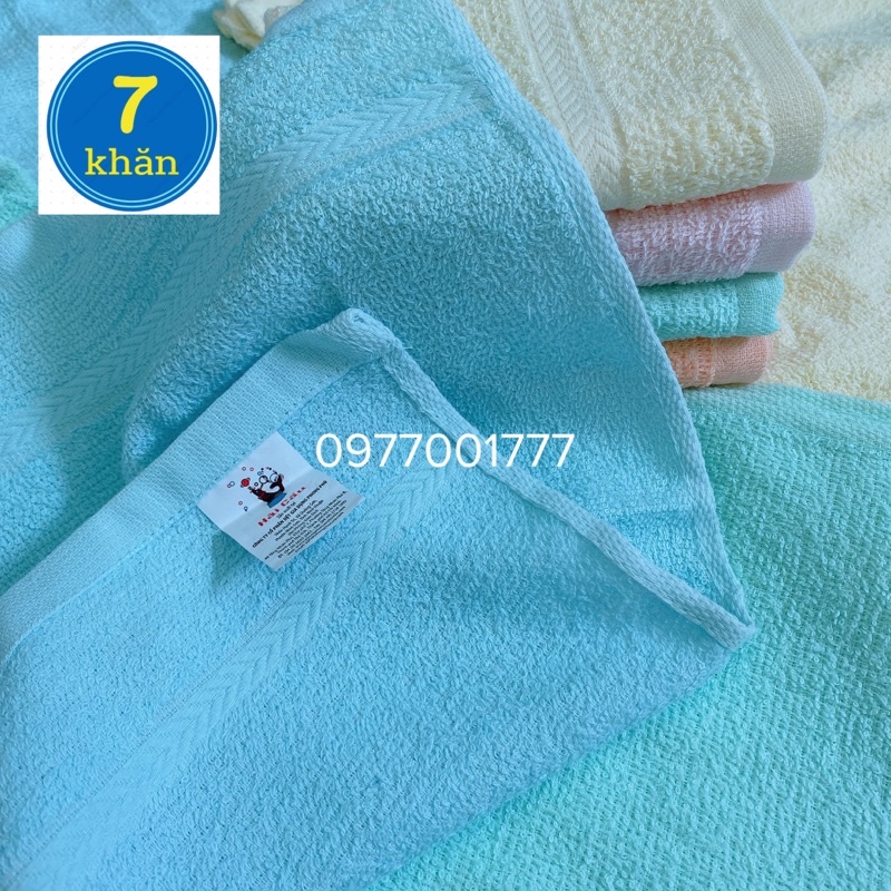 Khăn mặt Hải Cẩu Phong Phú 100% cotton Mẫu mới Tông Pastel nhẹ nhàng - 28x42cm