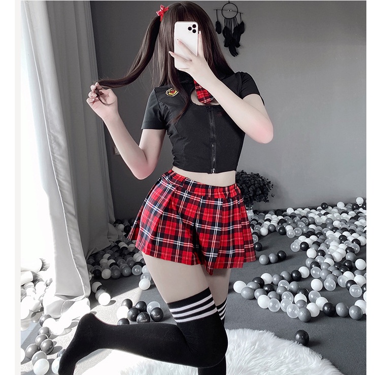 Set cosplay cao cấp học sinh chụp ảnh quay tiktok không kèm tất