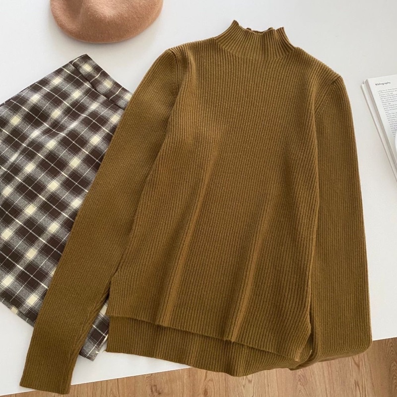 Áo len gân dài tay cổ 3p Comic 103368 | BigBuy360 - bigbuy360.vn