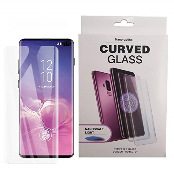 Cường lực sấy keo UV Samsung S10+ / S10 Plus (full màn chỉ hở loa)