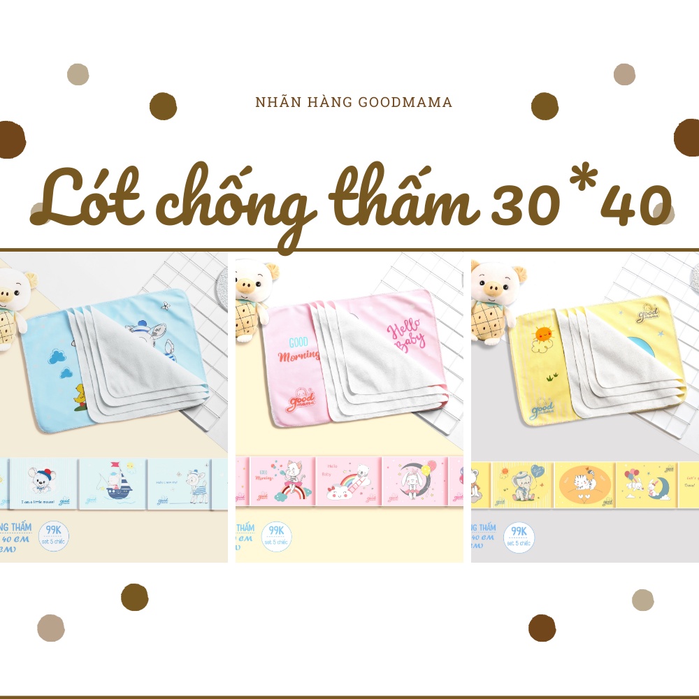 Lót mông chống thấm Goodmama 30x40