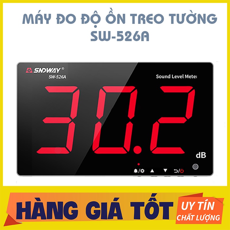 Máy đo tiếng ồn treo tường SNDWAY SW525A / SW525B / SW526A