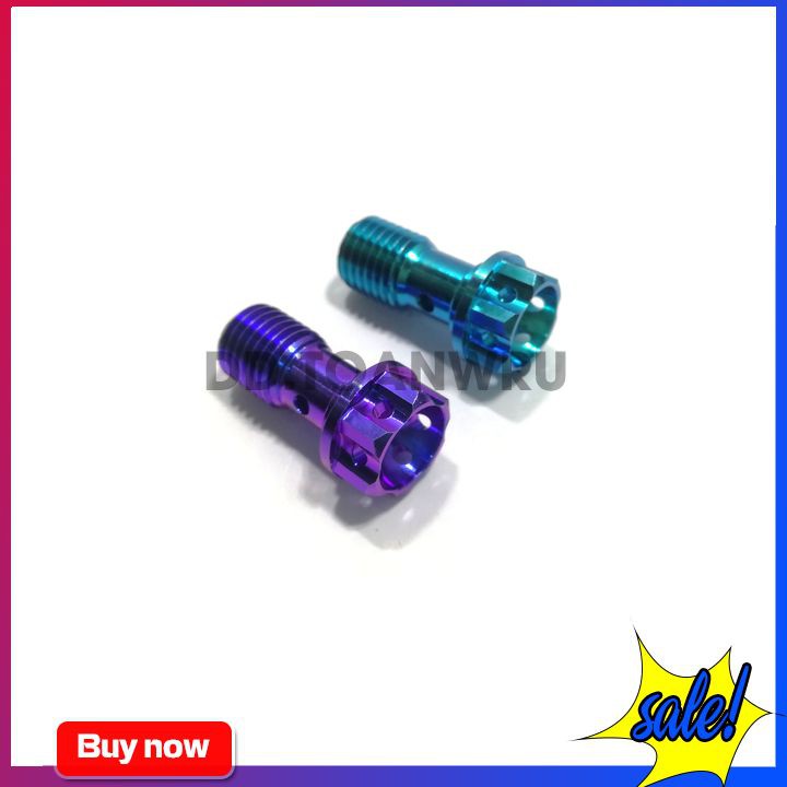 Ốc Titan Gr5 Gắn Heo Nissin Đầu Vương miện Răng Thưa (Giá 1 con)