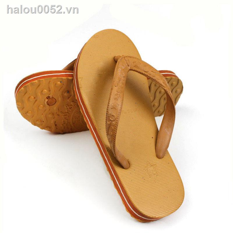 ✿Ready stock✿  Thailand Xingma Flip-Flops Rubber Thick Bottom Wear-resistant, Anti-slip Deodorant, Summer Men’s Trendy Vietnam Beach Slipper King