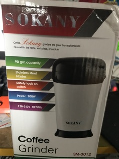 [SALE 10%] Máy xay cà phê Sokany SM-3012 200W