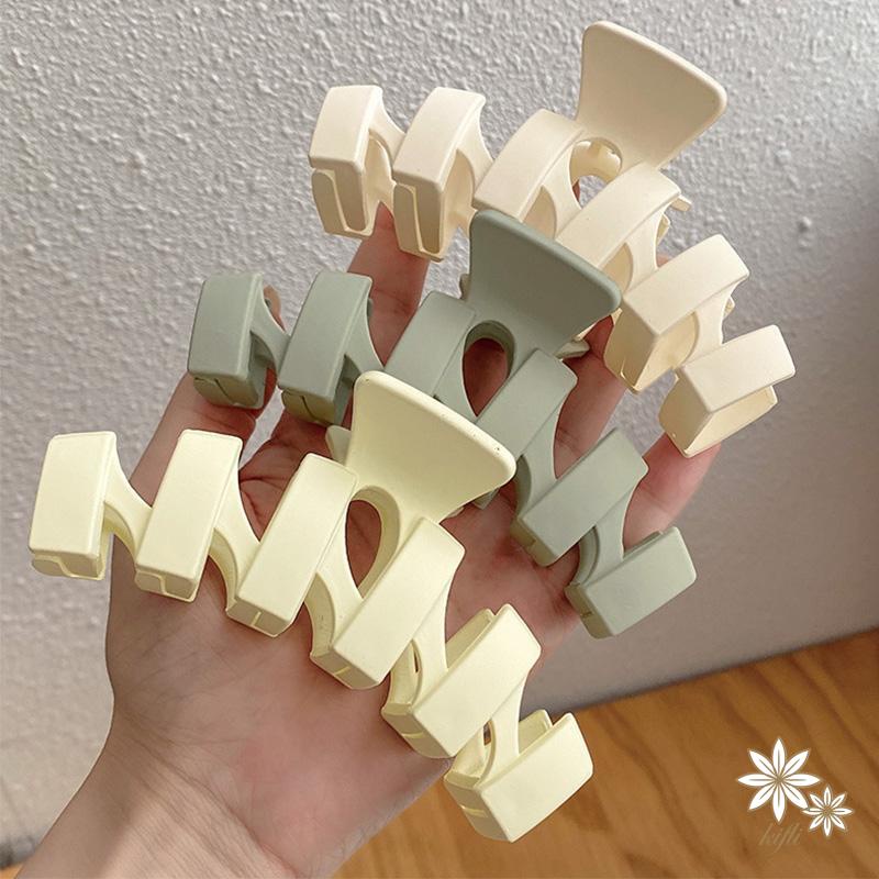 【Kifli】Kẹp tóc càng cua cỡ lớn phong cách Hàn Quốc thanh lịch