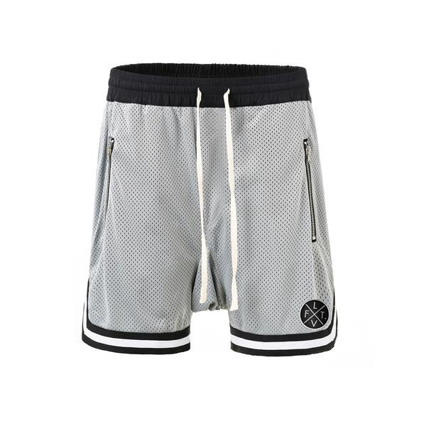 LIVE FIT Men's Fitness Breathable Shorts Summer Training Basketball Sweat Shorts