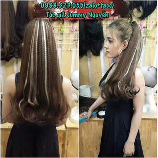 tóc cột móc lai màu thiết kế* hàng cao cấp*