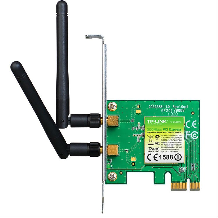 Card Mạng Thu WiFi TP-Link TL-WN881ND 2 Angten - Hàng chính hãng new 100%