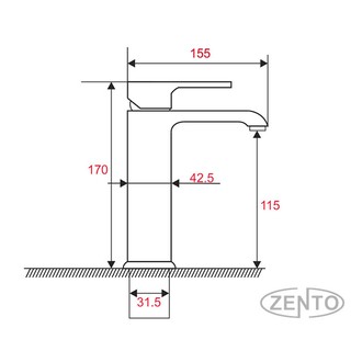 VÒI NÓNG LẠNH ZENTO ZT2115