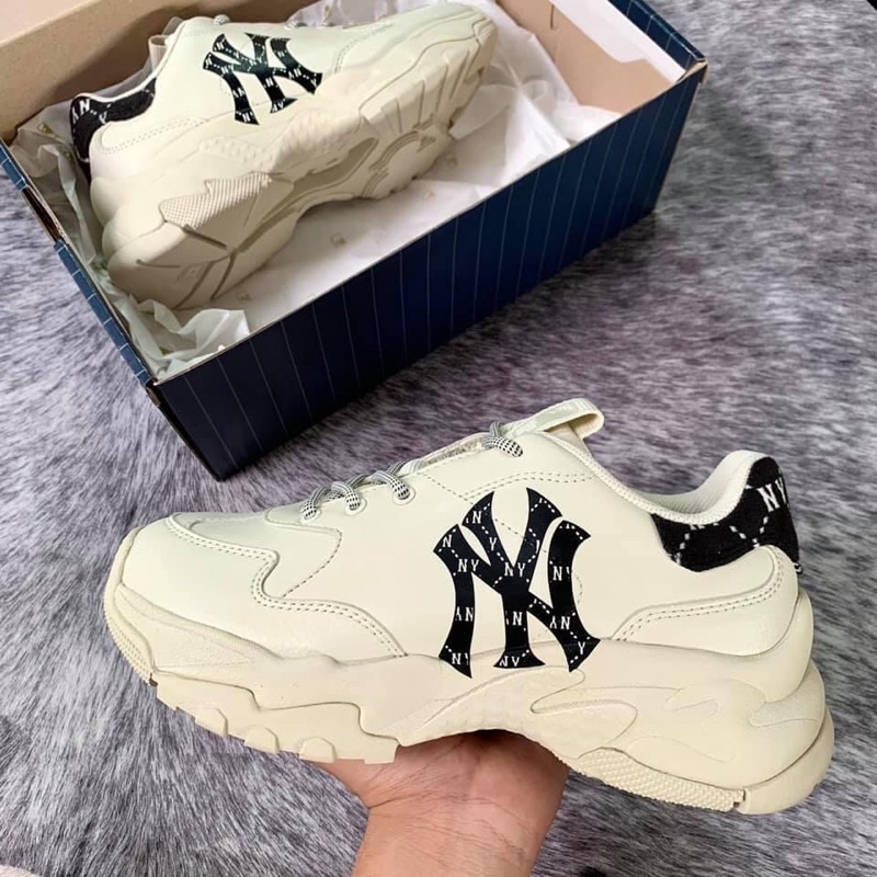 🎀 SIÊU HÓT 🎀 Giày MLB NY Chunky Mono đen bản cao cấp 1-1 trung full box + bill