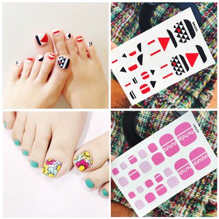 Miếng dán móng chân - Nail Wraps (22 miếng dán khô)