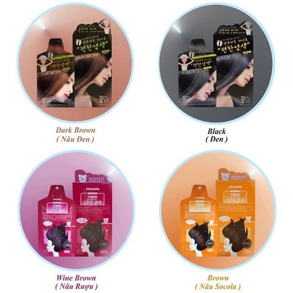 Dầu gội đen tóc hàn quốc PYEONAN 30g
