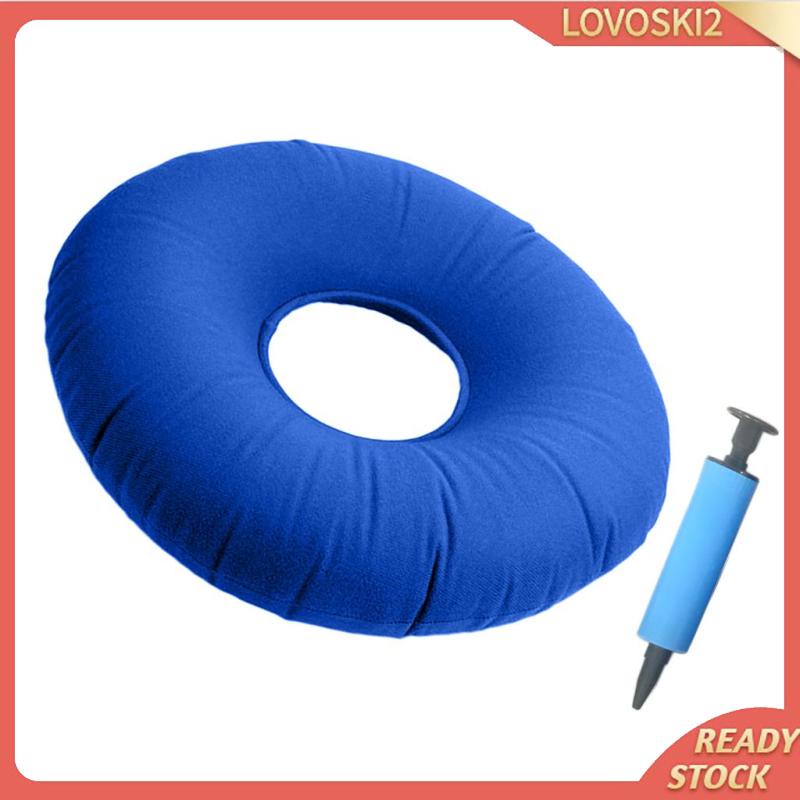 Đệm Ngồi Bơm Hơi Hình Bánh Donut 14 Inch Giảm Đau Bệnh Trĩ #3