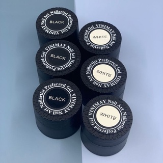 Gel nhện gel mạng nhện vinimay trắng đen vẽ nail cao cấp