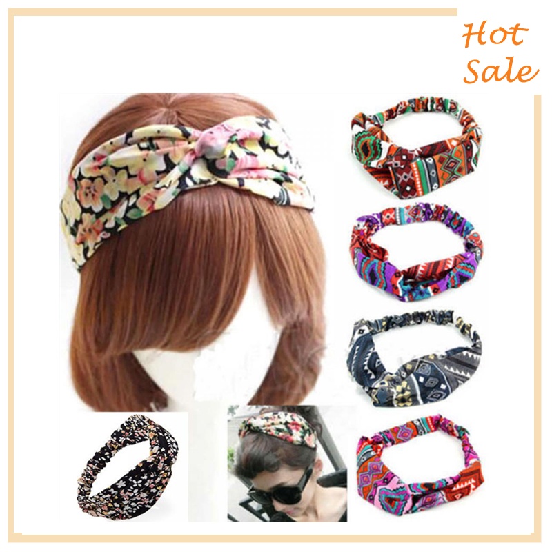 Turban vải cực thời trang với nhiều họa tiết