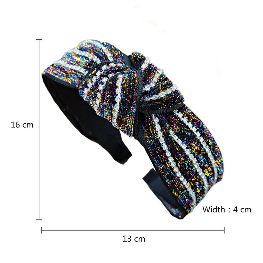 Băng Đô Cài Tóc Đính Đá Lấp Lánh Phong Cách Hàn Quốc