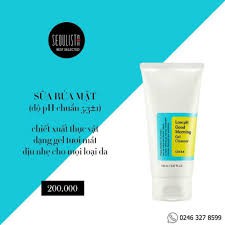 Sữa rửa mặt Corsx Low pH Good Morning Gel Cleanser