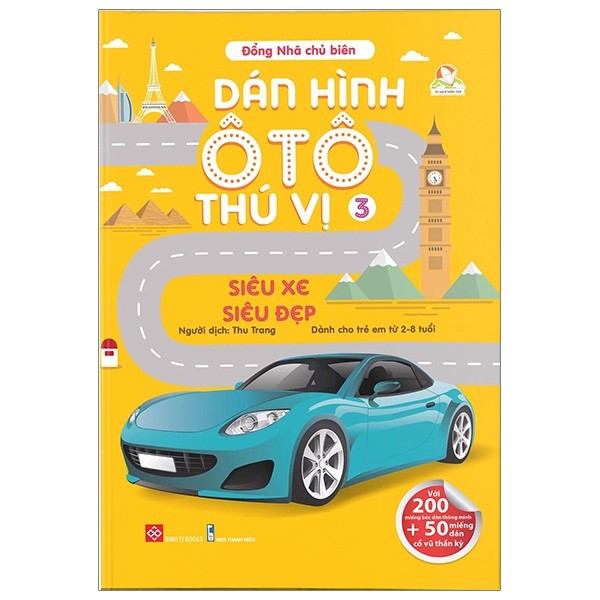 Sách - Dán Hình Ô Tô Thú Vị (Quyển Lẻ Tự chọn|)